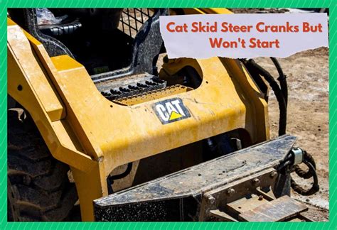 skid steer has trouble starting and won't rev up|skid steer crank not starting.